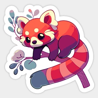 Cute Red Panda - Kawaii Red Panda Sticker